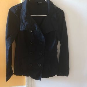 Black H&M fall coat